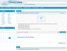 Tablet Screenshot of general-catalog.net